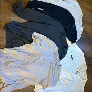 X 5 John Varvatos / x1 All saints M size long and short sleeve bundle